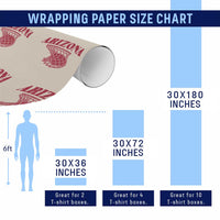 Arizona Fan Wrapping Paper Roll Southwest Basketball Sports Lover