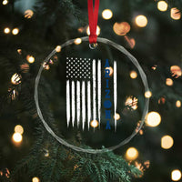 Arizona Patriotic Sports Crystal Glass Ornament US Flag Basketball Player Gift