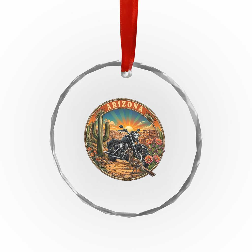 Arizona Pride Crystal Glass Ornament Adventure Scenic Journey Southwest USA