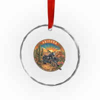 Arizona Pride Crystal Glass Ornament Adventure Scenic Journey Southwest USA