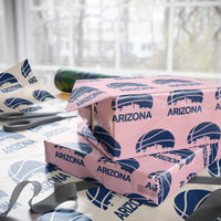Arizona Skyline Pride Wrapping Paper Roll Gift For Basketball Fan