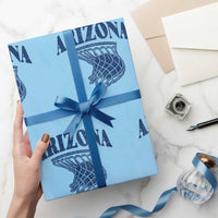 Arizona State Hoops Fan Gift Wrapping Paper Roll Basketball Lover