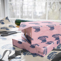 Arizona State Hoops Fan Gift Wrapping Paper Roll Basketball Lover