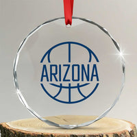 Arizona State Pride Crystal Glass Ornament Grand Canyon State Basketball Gift