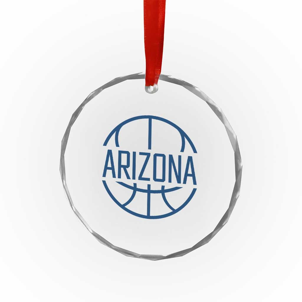 Arizona State Pride Crystal Glass Ornament Grand Canyon State Basketball Gift