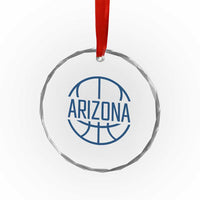 Arizona State Pride Crystal Glass Ornament Grand Canyon State Basketball Gift