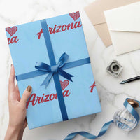 Arizona State Pride Wrapping Paper Roll Clean Word Art Minimalist Graphic