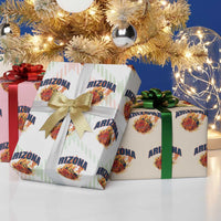 Arizona State Pride Wrapping Paper Roll Flaming Basketball Coach Gift