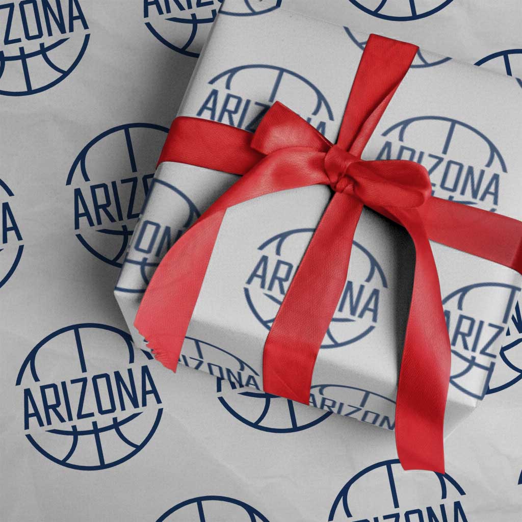 Arizona State Pride Wrapping Paper Roll Grand Canyon State Basketball Gift