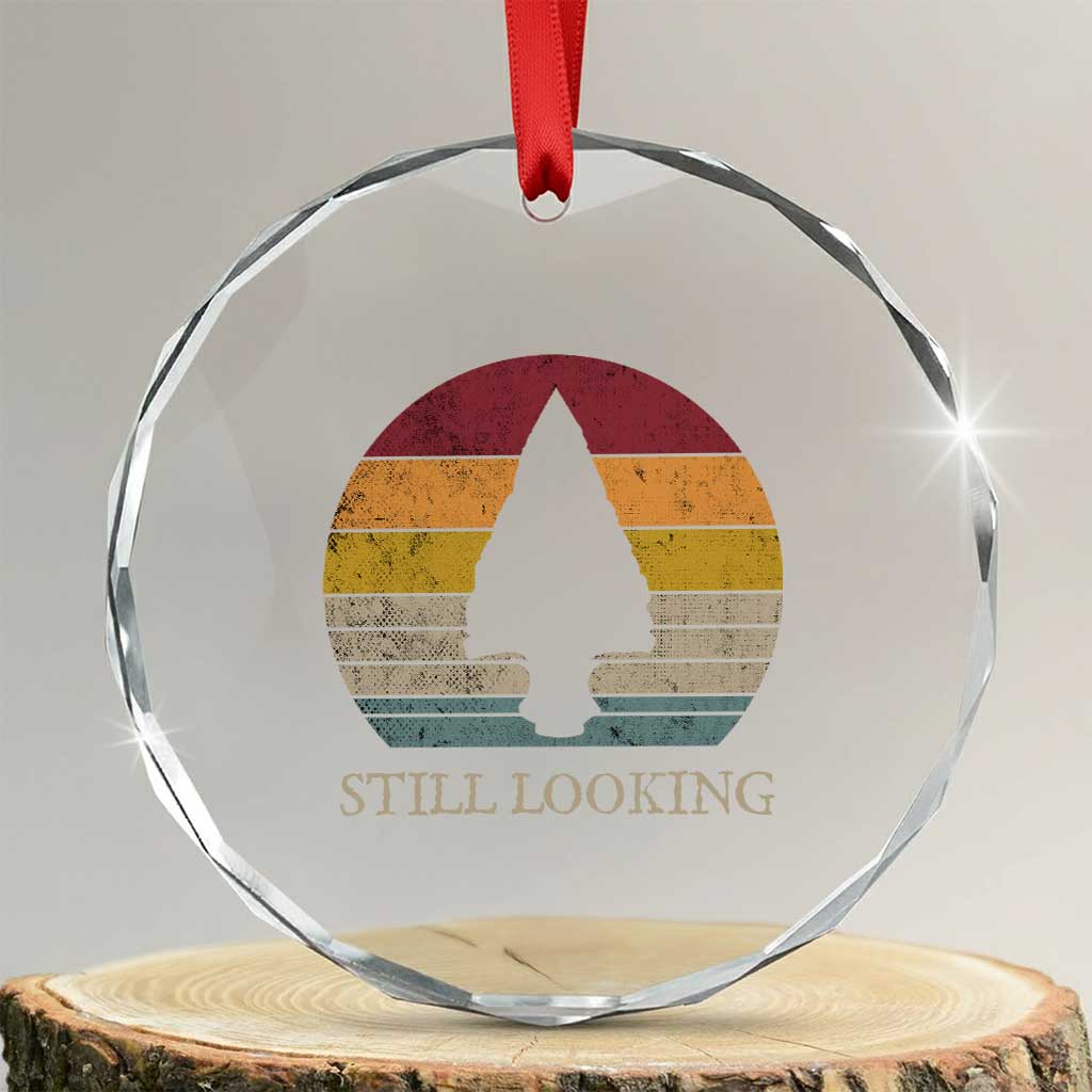 Arrowhead Hunter Native American Crystal Glass Ornament Ancient Artifacts Relic Hunting Vintage Sunset