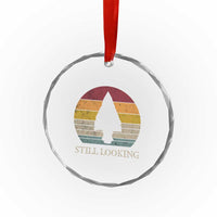 Arrowhead Hunter Native American Crystal Glass Ornament Ancient Artifacts Relic Hunting Vintage Sunset