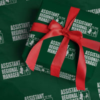 Assistant To The Regional Manager Wrapping Paper Roll Funny Dad Baby Matching