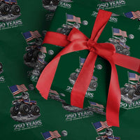 Astronaut 250 Years Of Pioneer Spirit Wrapping Paper Roll USA 250th Anniversary