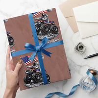 Astronaut 250 Years Of Pioneer Spirit Wrapping Paper Roll USA 250th Anniversary