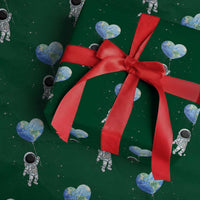Astronaut Protect The Planet Wrapping Paper Roll Earth Day Gift