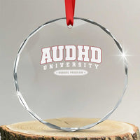 AUDHD Crystal Glass Ornament Neurodivergent ADHD Autism Awareness Neurotypical Gift