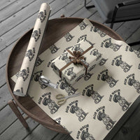 AUR Naur Cowboy Raccoon Meme Wrapping Paper Roll Funny Sarcastic Oh No Australian Accent