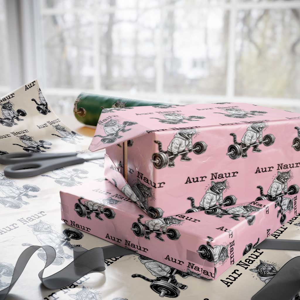 Aur Naur Raccoon Meme Wrapping Paper Roll Funny Sarcastic Oh No Australian Accent