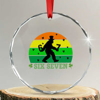Aur NaurCowboy Raccoon Meme Crystal Glass Ornament Funny Sarcastic Oh No Australian Accent