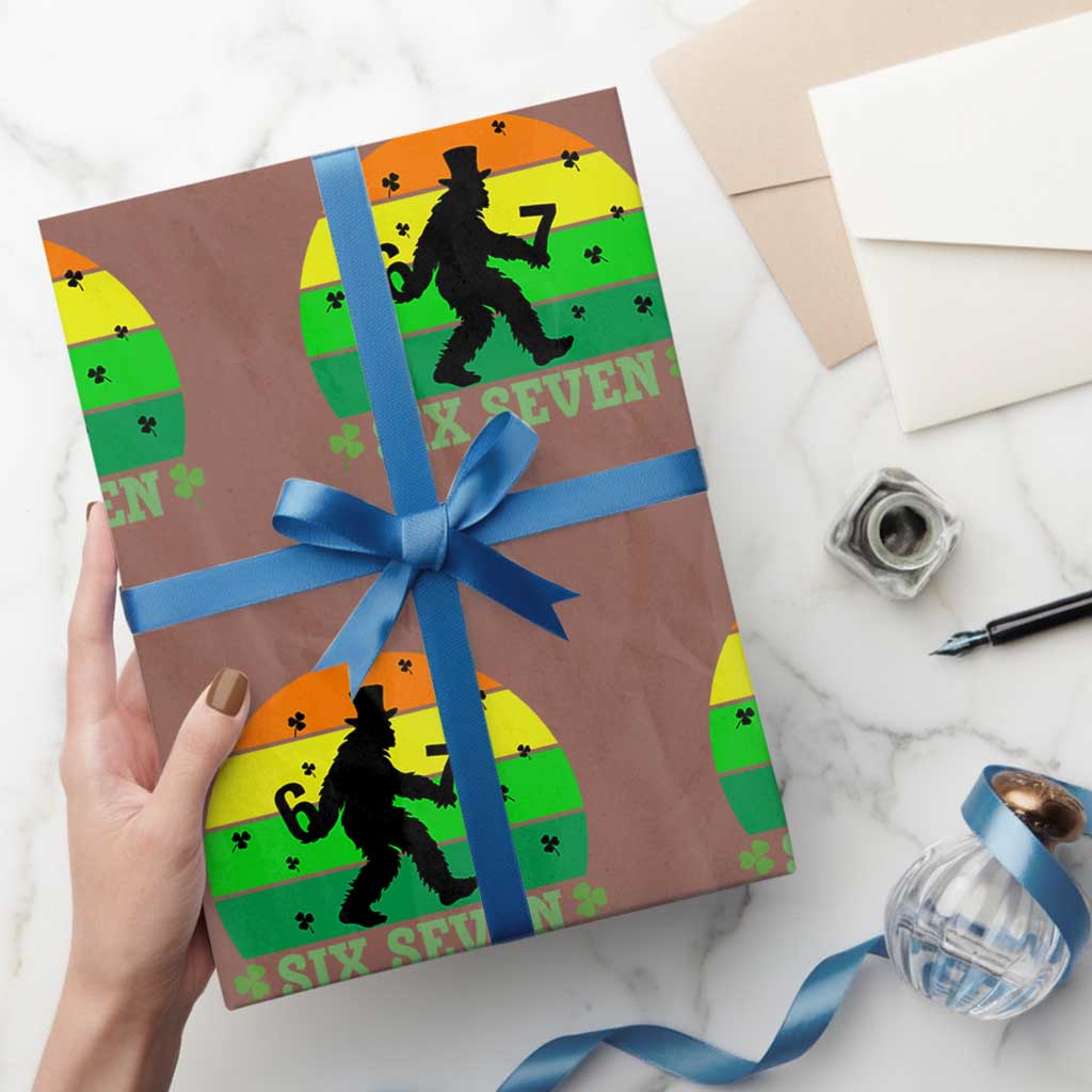 Aur NaurCowboy Raccoon Meme Wrapping Paper Roll Funny Sarcastic Oh No Australian Accent