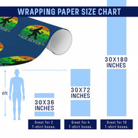 Aur NaurCowboy Raccoon Meme Wrapping Paper Roll Funny Sarcastic Oh No Australian Accent