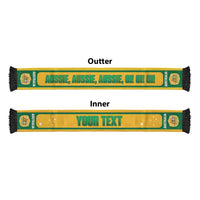 Australia 2026 Football Personalised Soccer Scarf Socceroos Aussie Oi Oi Oi