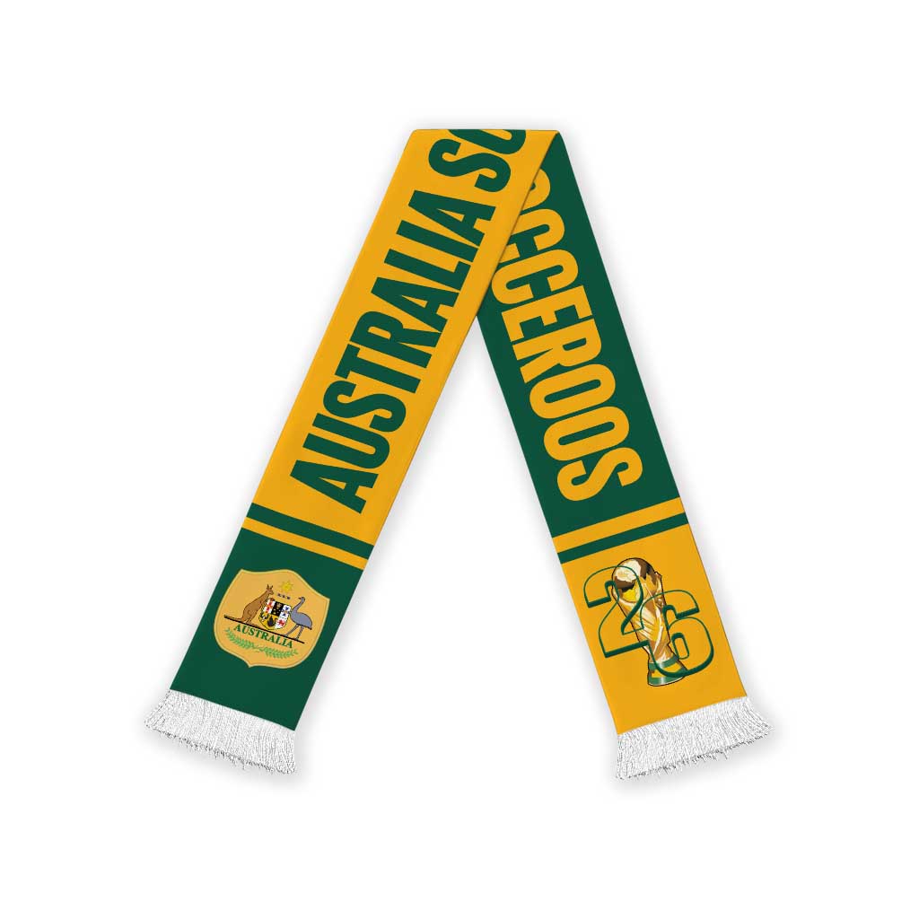 Australia 2026 Football Soccer Scarf Go Socceroos Simple Style