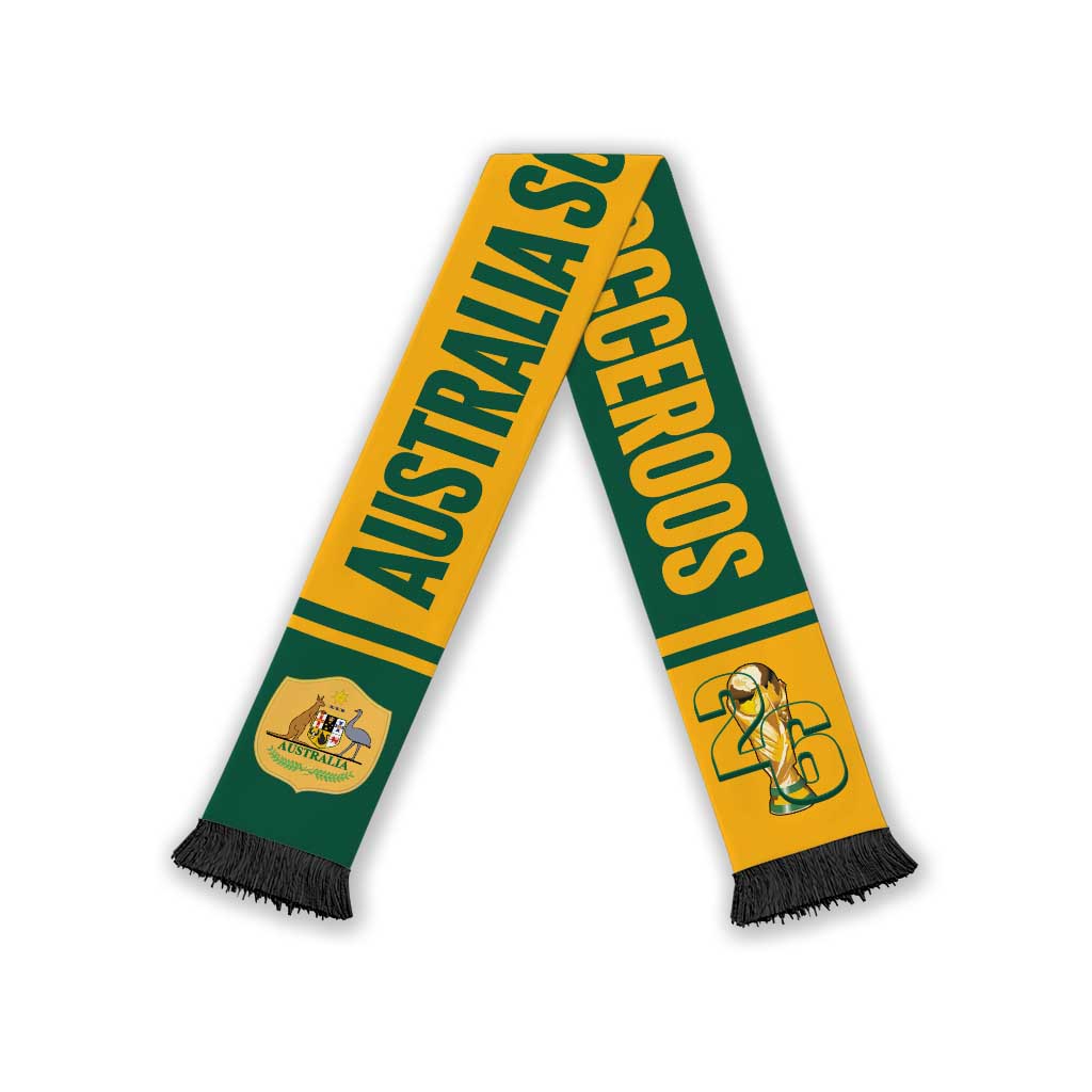 Australia 2026 Football Soccer Scarf Go Socceroos Simple Style