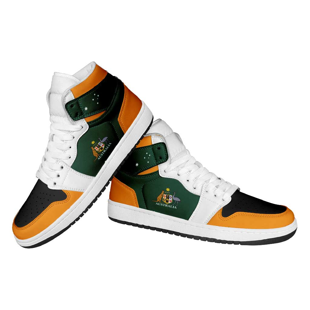 Australia High Sneakers AJ1 Classic National Flag Style - Wonder Print Shop