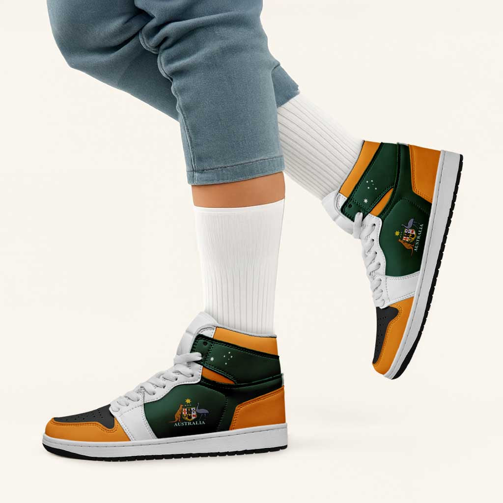 Australia High Sneakers AJ1 Classic National Flag Style - Wonder Print Shop