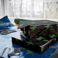 Australia Kangaroo with Federation Star Aussie Roots Wrapping Paper Roll