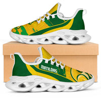 Australia Matildas Soccer Clunky Sneakers Go Aussie Kangaroo Marble Curve Stylized - Wonder Print Shop