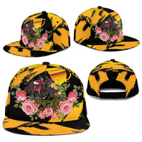 Australia Melbourne Cup Day Snapback Cap Horse Racing Trophy With Roses - Wonder Print Shop
