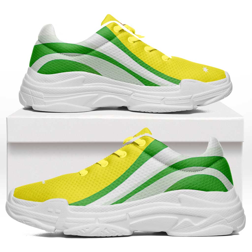 Australia Socceroos Chunky Sneakers Curve Style