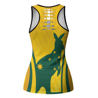 Australia Socceroos Hollow Tank Top 2026 Forever Golden - Wonder Print Shop