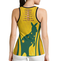 Australia Socceroos Hollow Tank Top 2026 Forever Golden - Wonder Print Shop