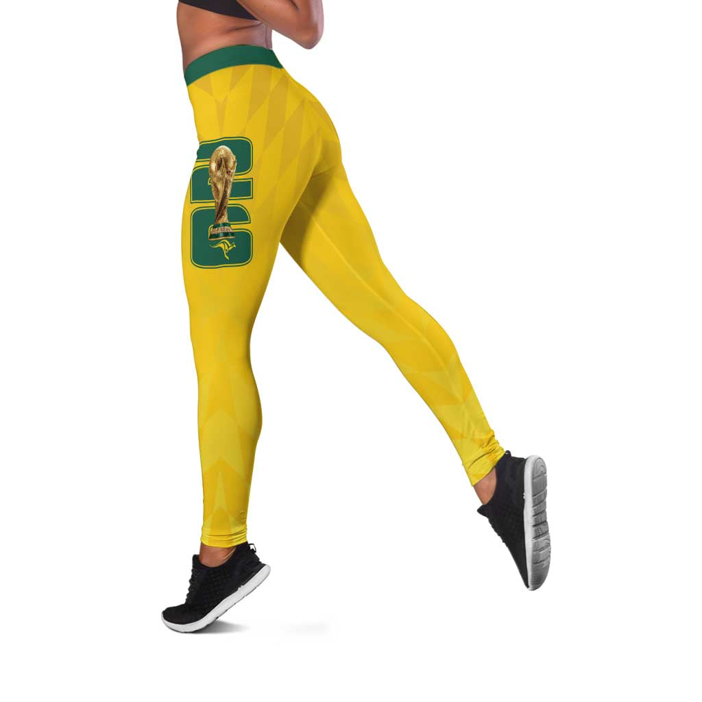 Australia Socceroos Leggings 2026 Forever Golden - Wonder Print Shop
