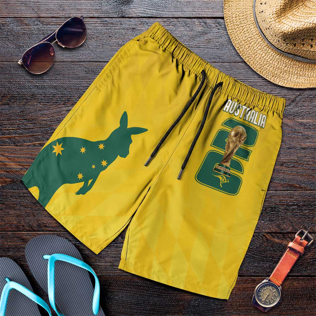 Australia Socceroos Shorts for Men 2026 Forever Golden - Wonder Print Shop
