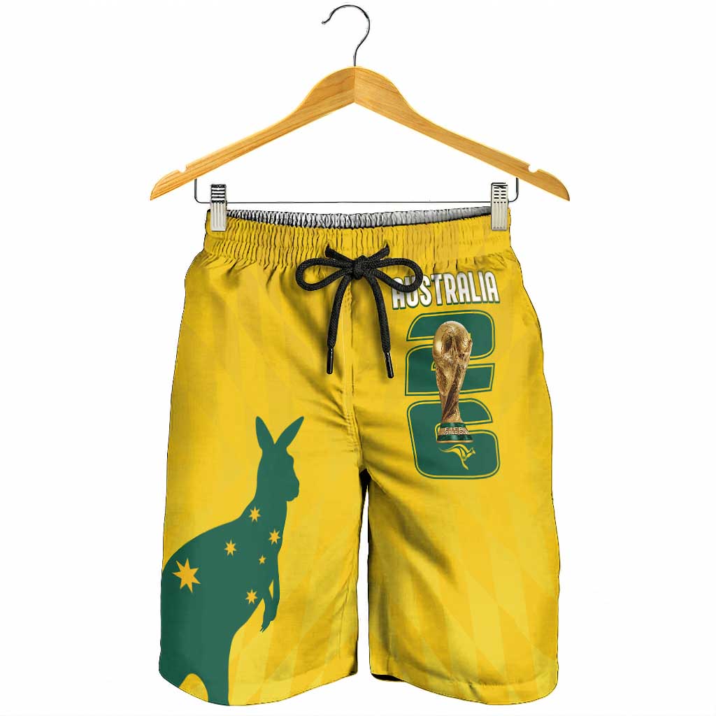 Australia Socceroos Shorts for Men 2026 Forever Golden - Wonder Print Shop