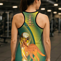Australia Socceroos WC2026 Hollow Tank Top Golden Champions - Wonder Print Shop