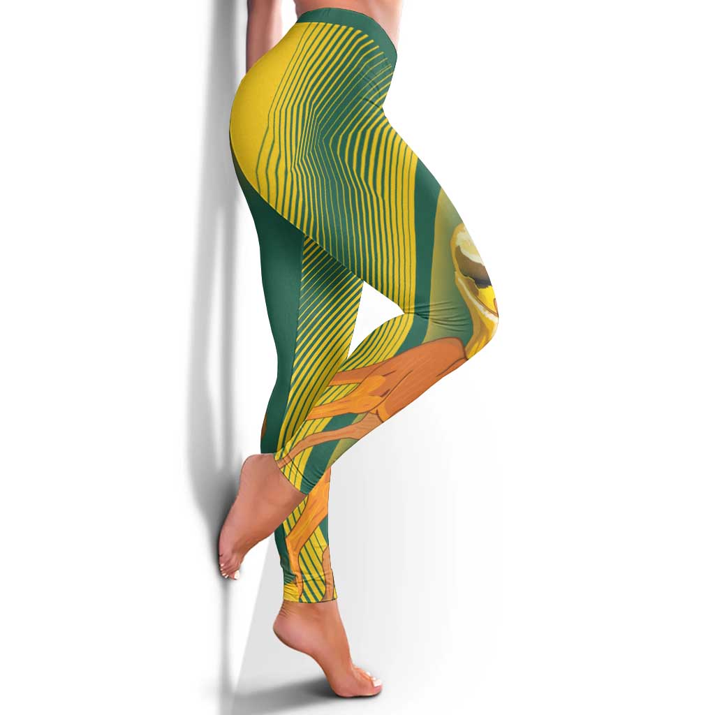 Australia Socceroos WC2026 Leggings Golden Champions - Wonder Print Shop