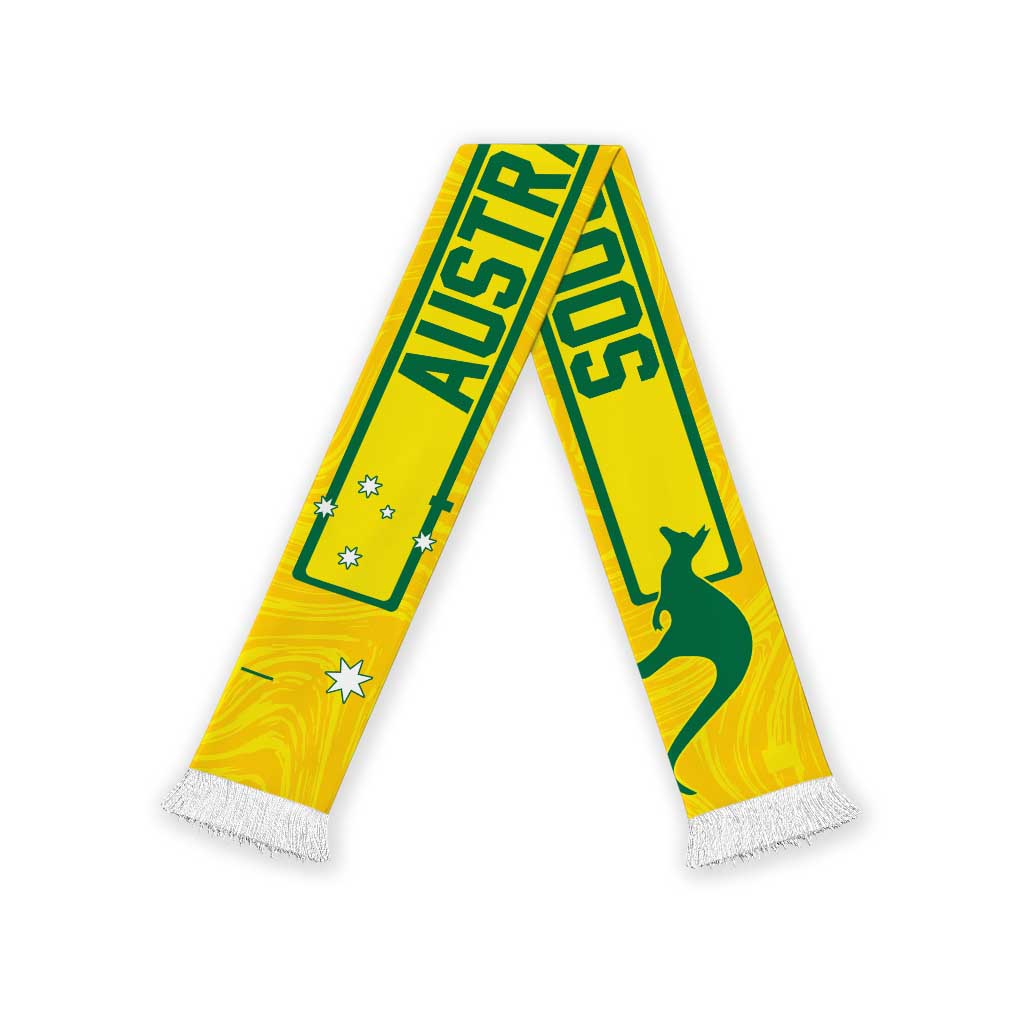 Australia World Football 2026 Soccer Scarf National Pride Never Stops
