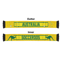 Australia World Football 2026 Soccer Scarf National Pride Never Stops