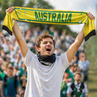 Australia World Football 2026 Soccer Scarf National Pride Never Stops