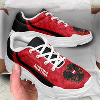 Austria 2026 Football Chunky Sneakers Go Das Team Grunge Curve Stylized - Wonder Print Shop