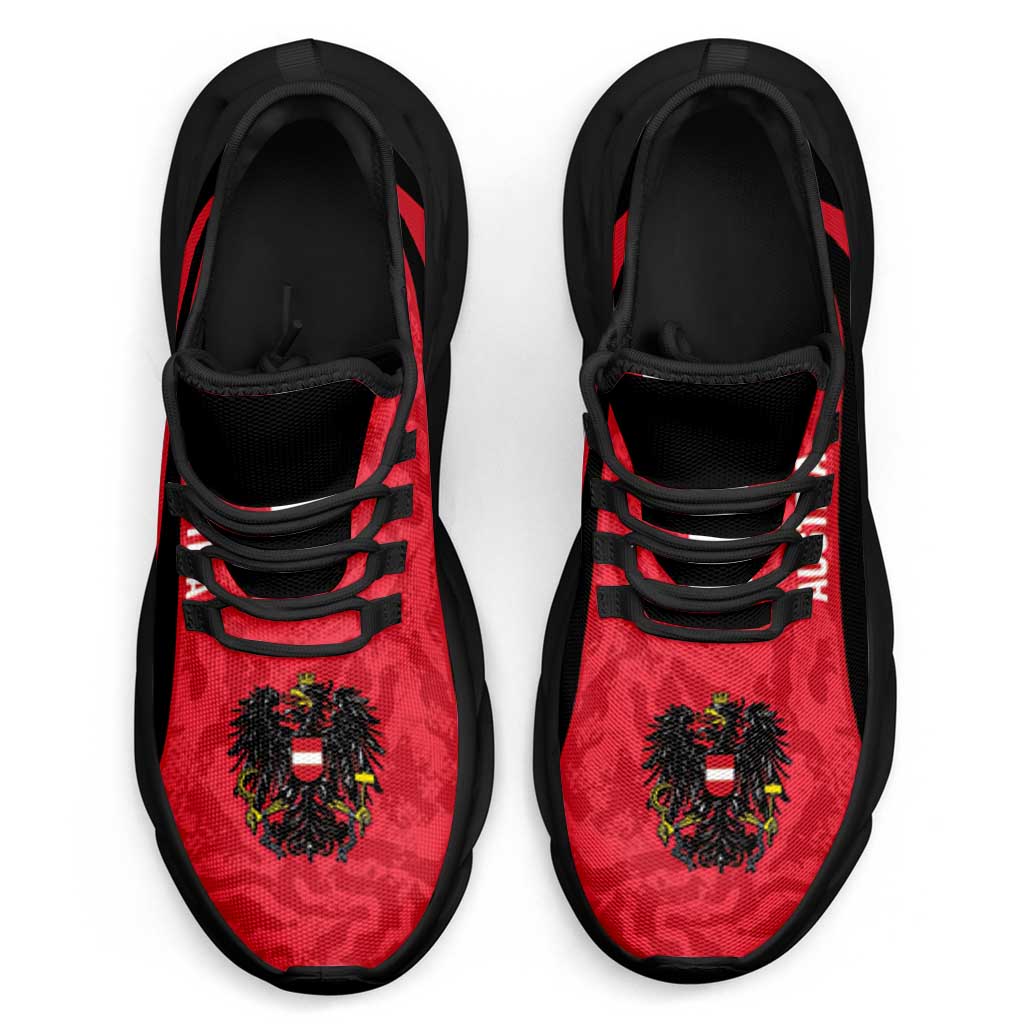 Austria 2026 Football Clunky Sneakers Go Das Team Grunge Curve Stylized - Wonder Print Shop