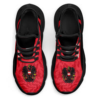 Austria 2026 Football Clunky Sneakers Go Das Team Grunge Curve Stylized - Wonder Print Shop