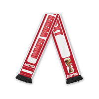 Austria 2026 Football Personalised Soccer Scarf Immer Wieder Osterreich