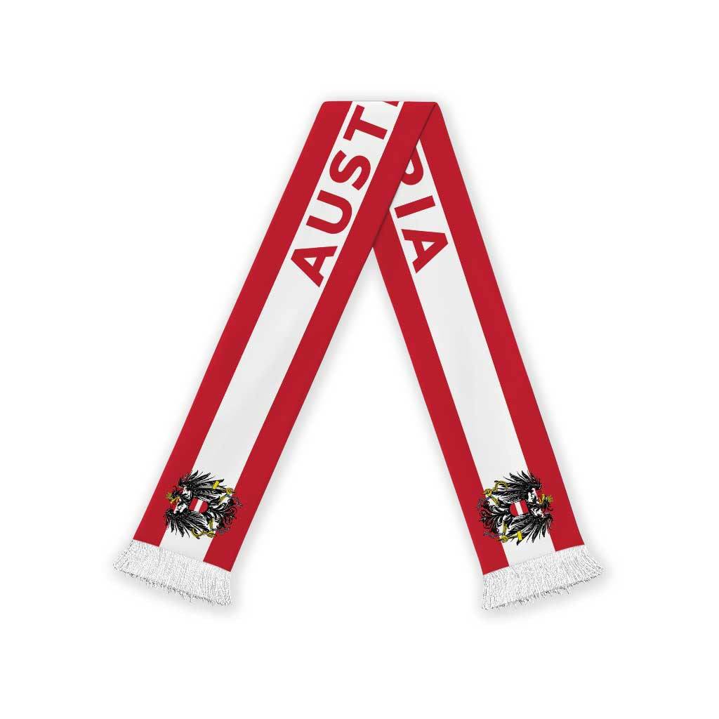 Austria Football 2026 Soccer Scarf Flag Style