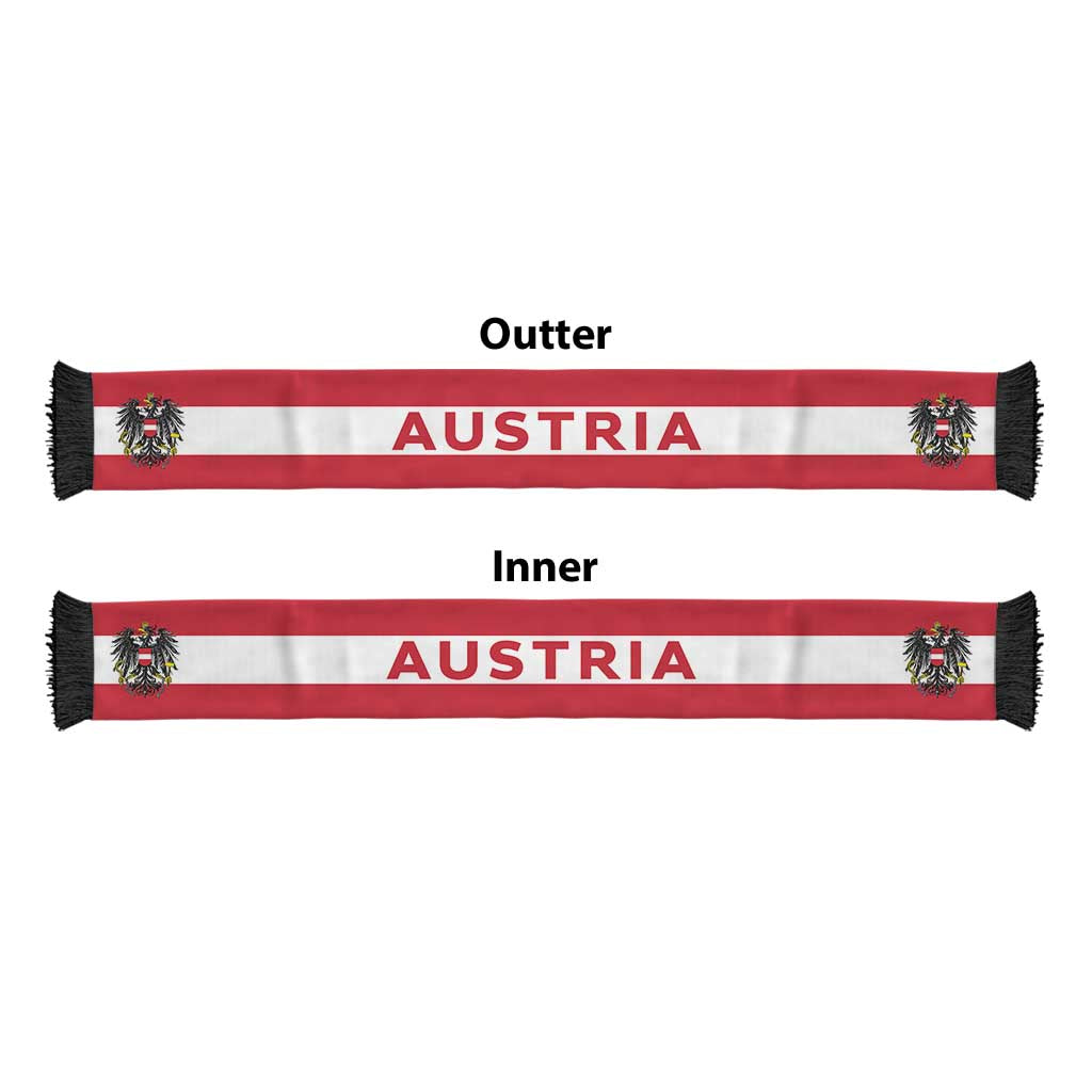Austria Football 2026 Soccer Scarf Flag Style